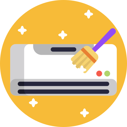 AC Cleaning Icon